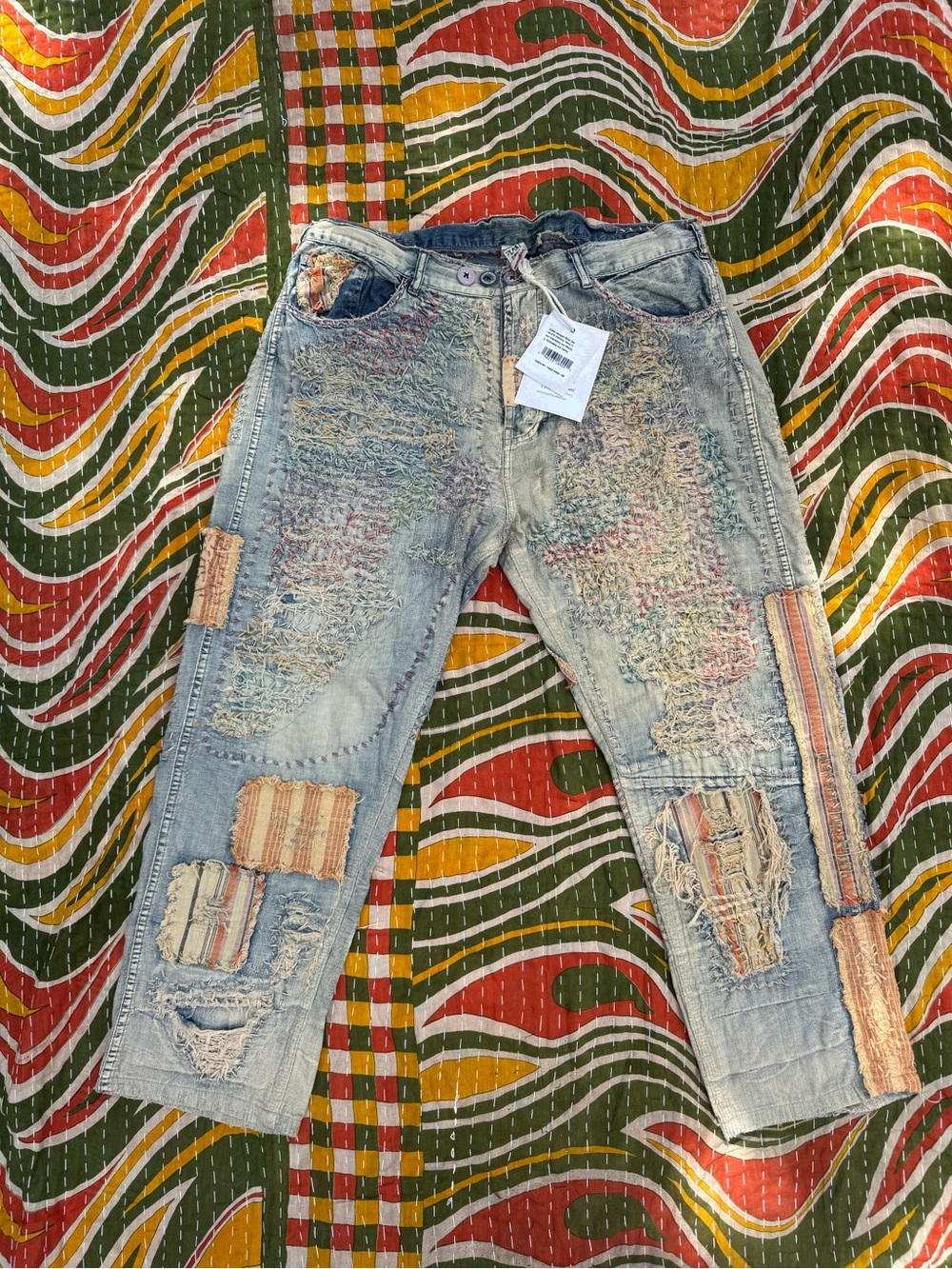 Magnolia Pearl Salvaged Miner Denims Faded Indigo